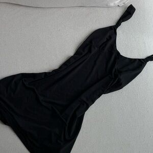 vintage La Senza black timeless classic sexy slip dress 90s chic